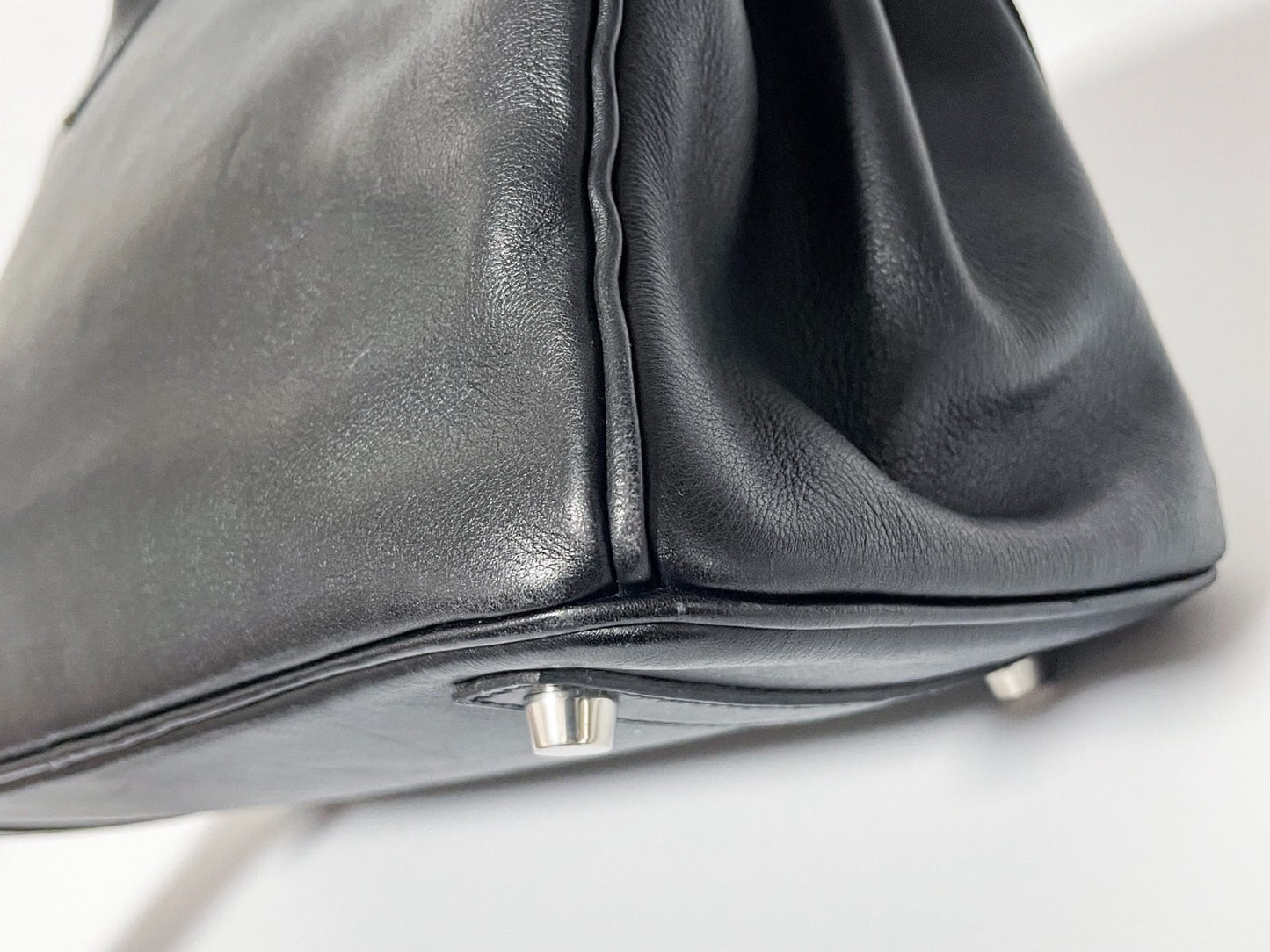 HERMES Birkin 30 Black Swift 97A □J Handbag