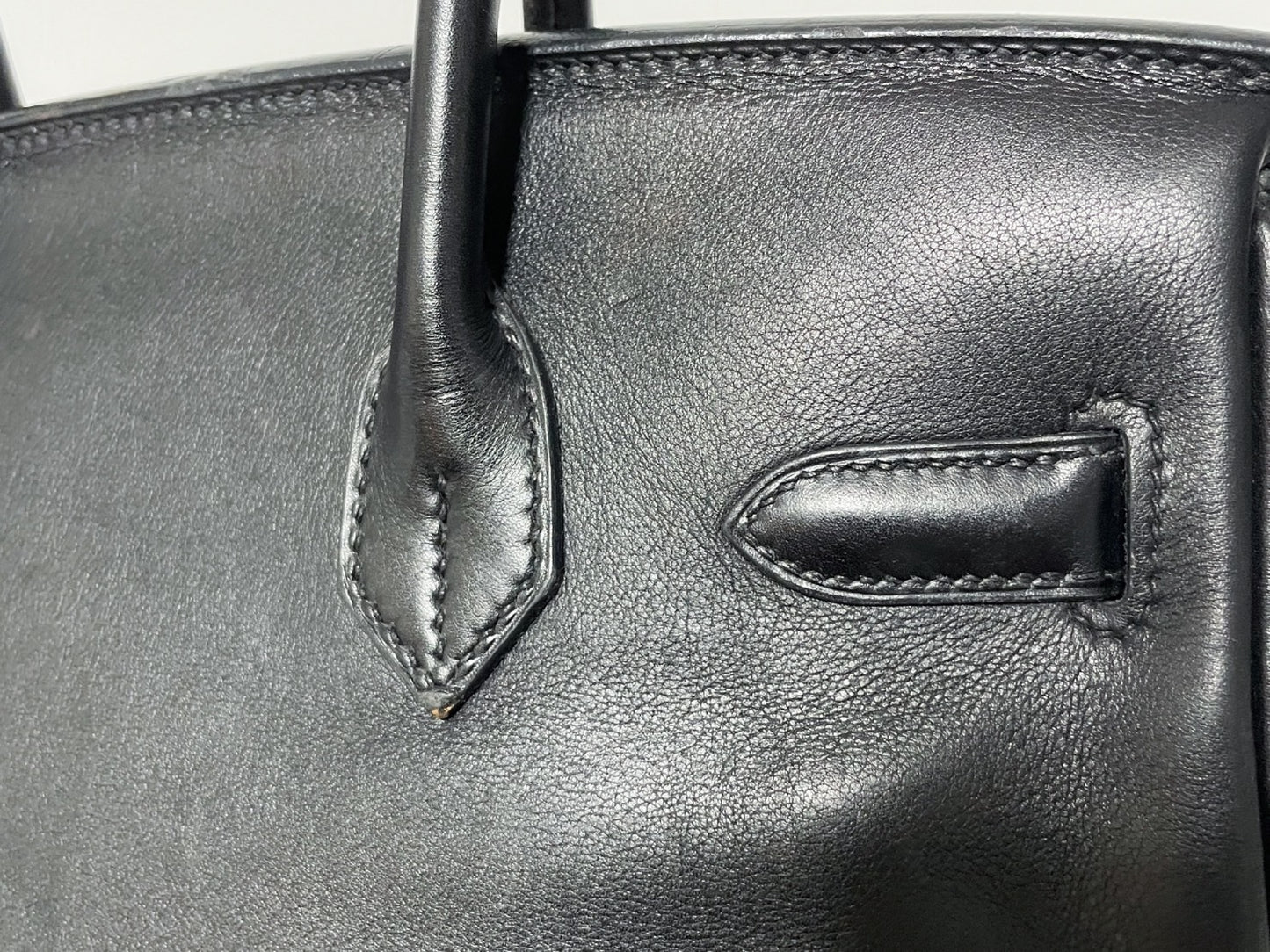 HERMES Birkin 30 Black Swift 97A □J Handbag