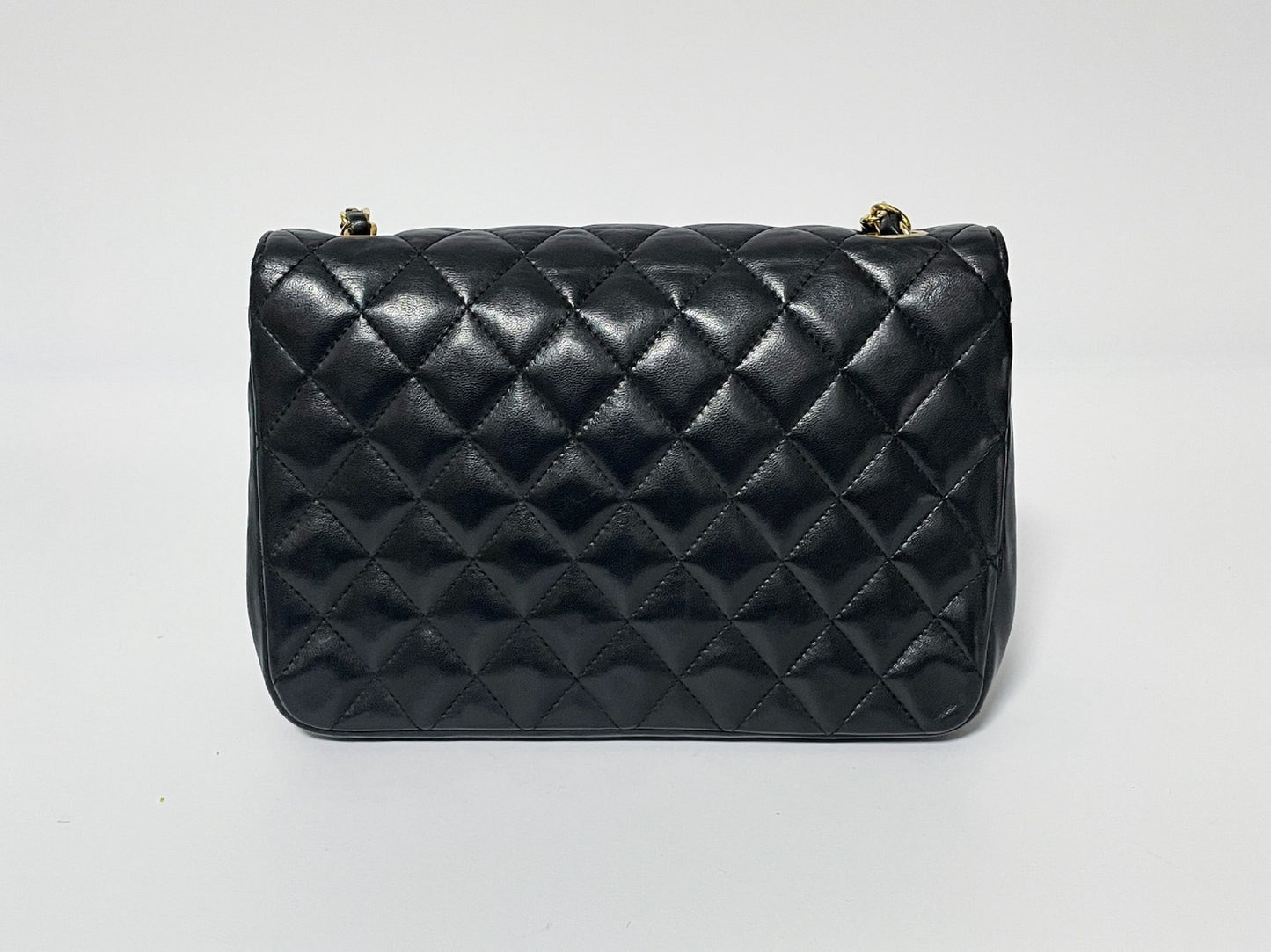 CHANEL Half Moon Matelasse Lambskin Shoulder Bag with Seal