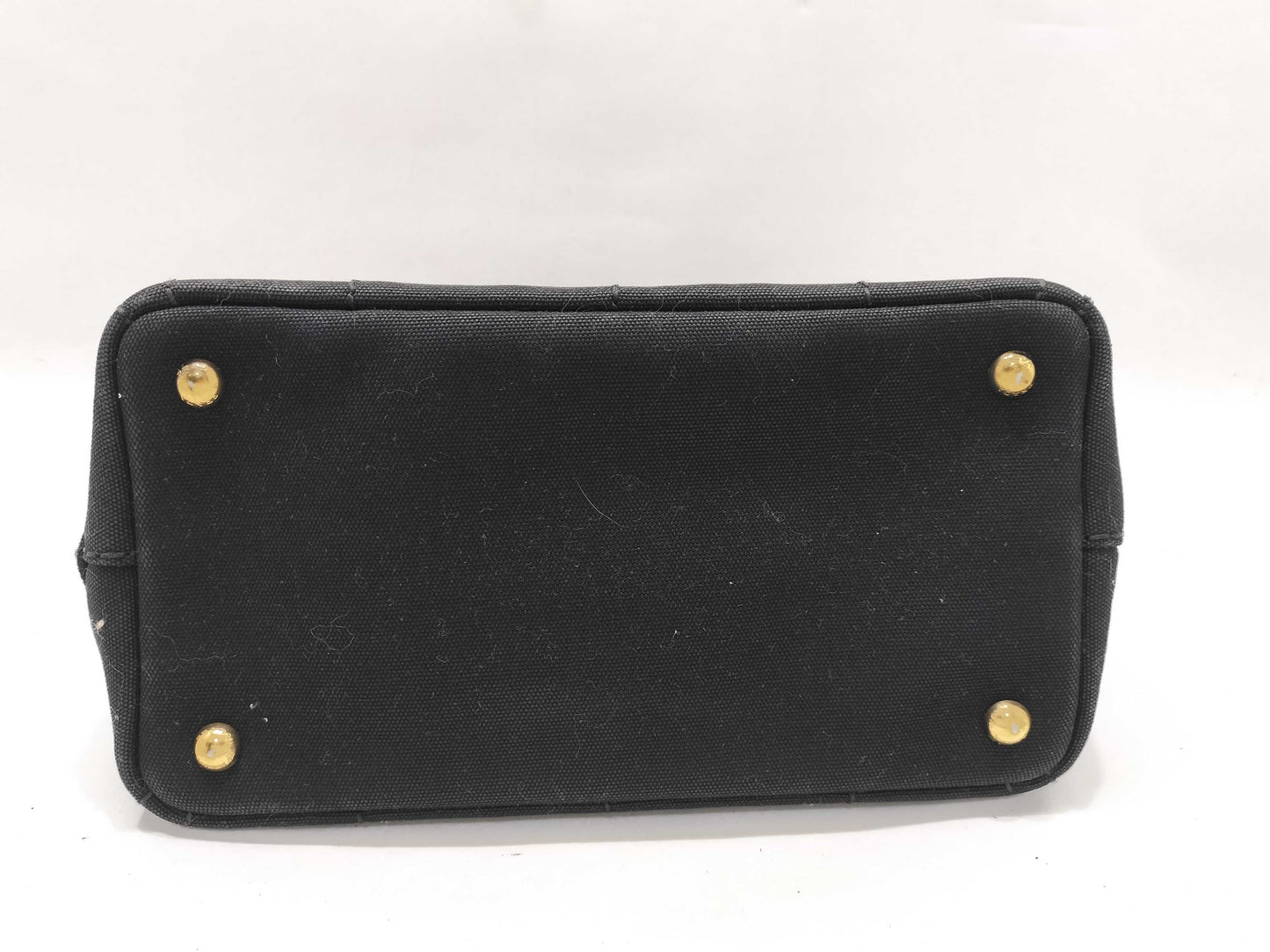 PRADA Canapa 2-way bag, black handbag
