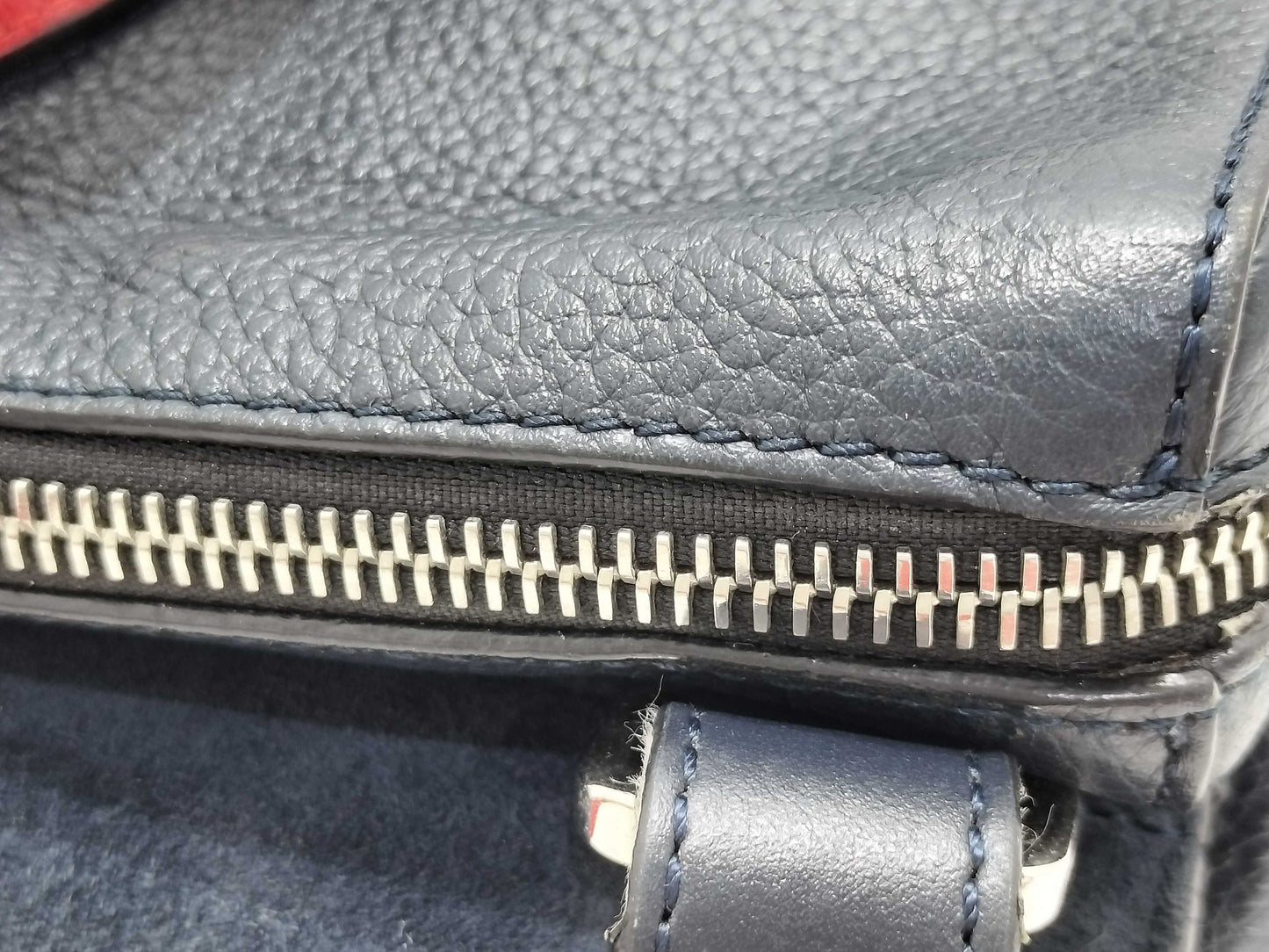 Christian Louboutin Bench Reporter Shoulder Bag, Studded Leather, Navy