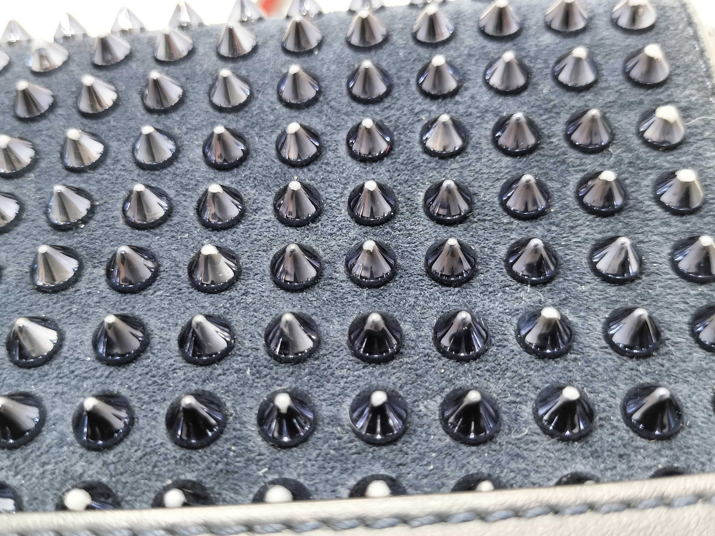 Christian Louboutin Bench Reporter Shoulder Bag, Studded Leather, Navy