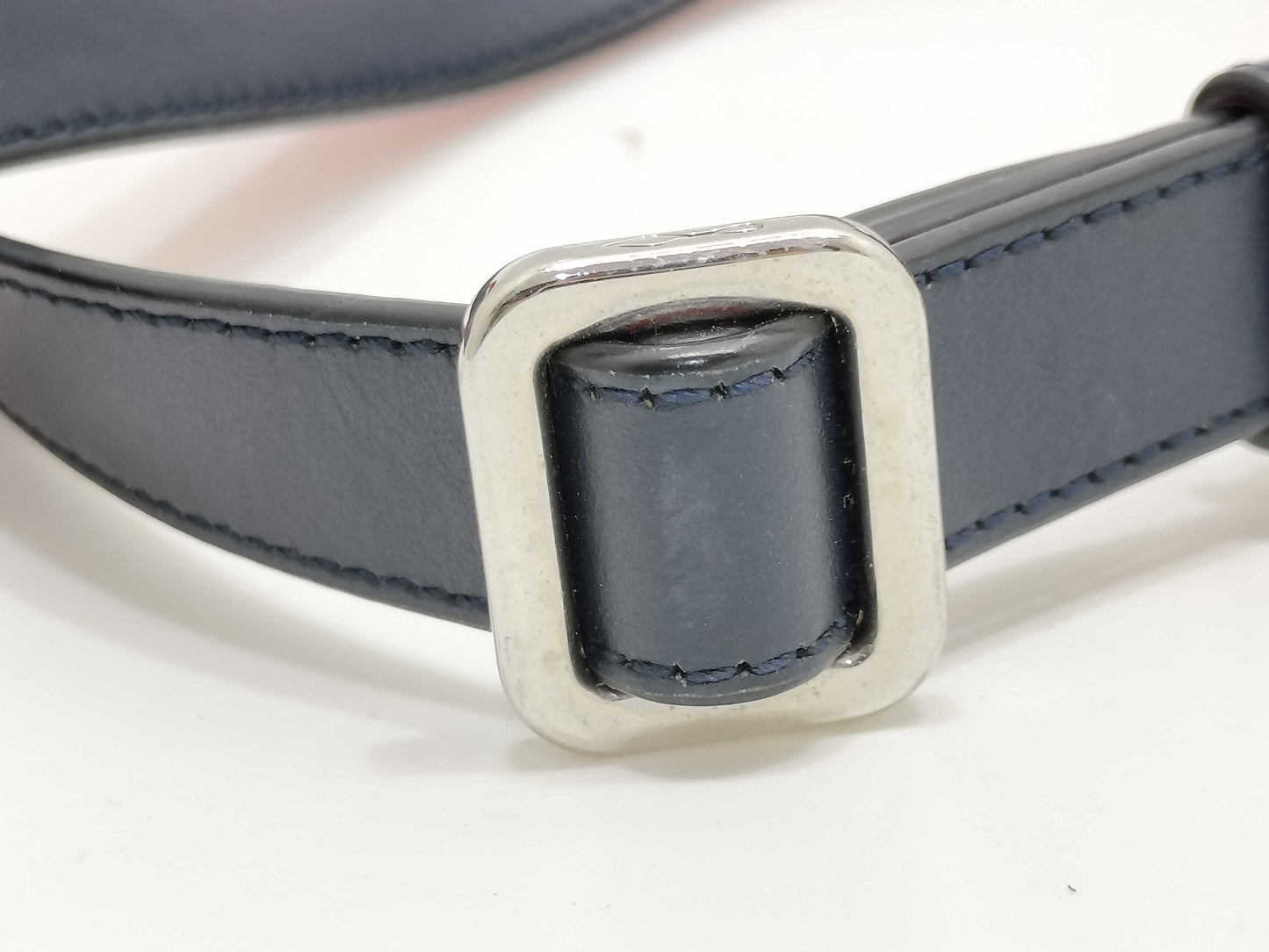 Christian Louboutin Bench Reporter Shoulder Bag, Studded Leather, Navy