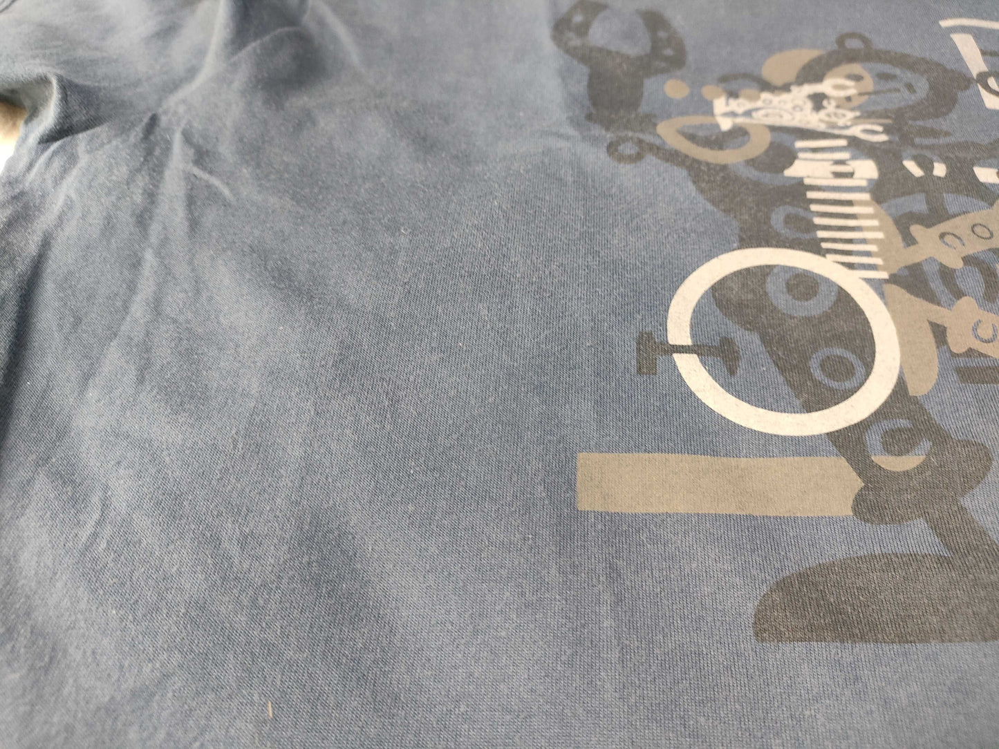 HERMES Hello Mr. Falier T-shirt Navy M T-shirt