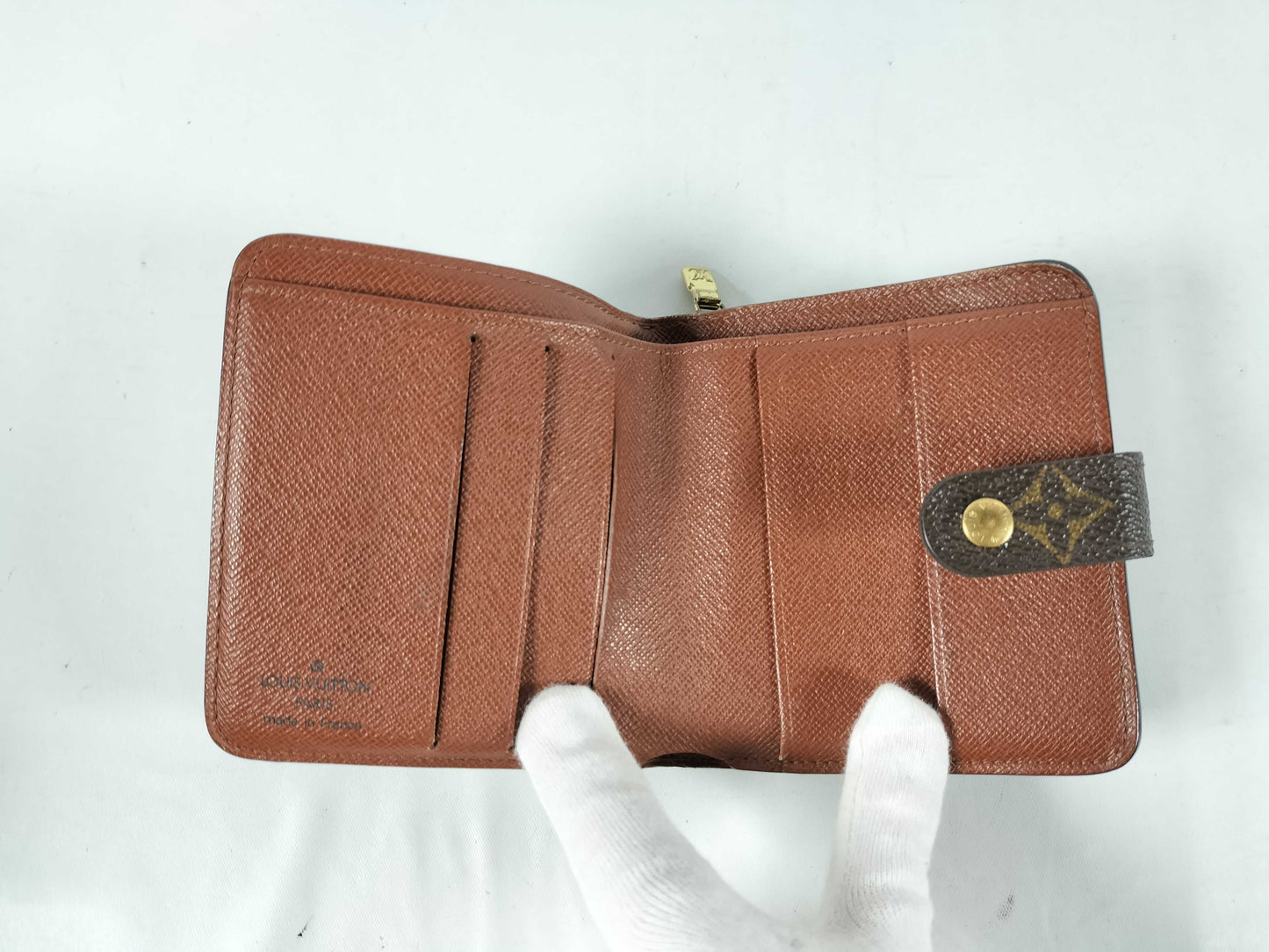 LOUIS VUITTON MI0041 Monogram Vuitton Compact Zip Wallet