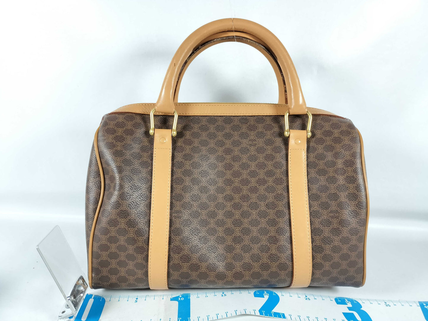 CELINE Macadam Mini Boston Bag