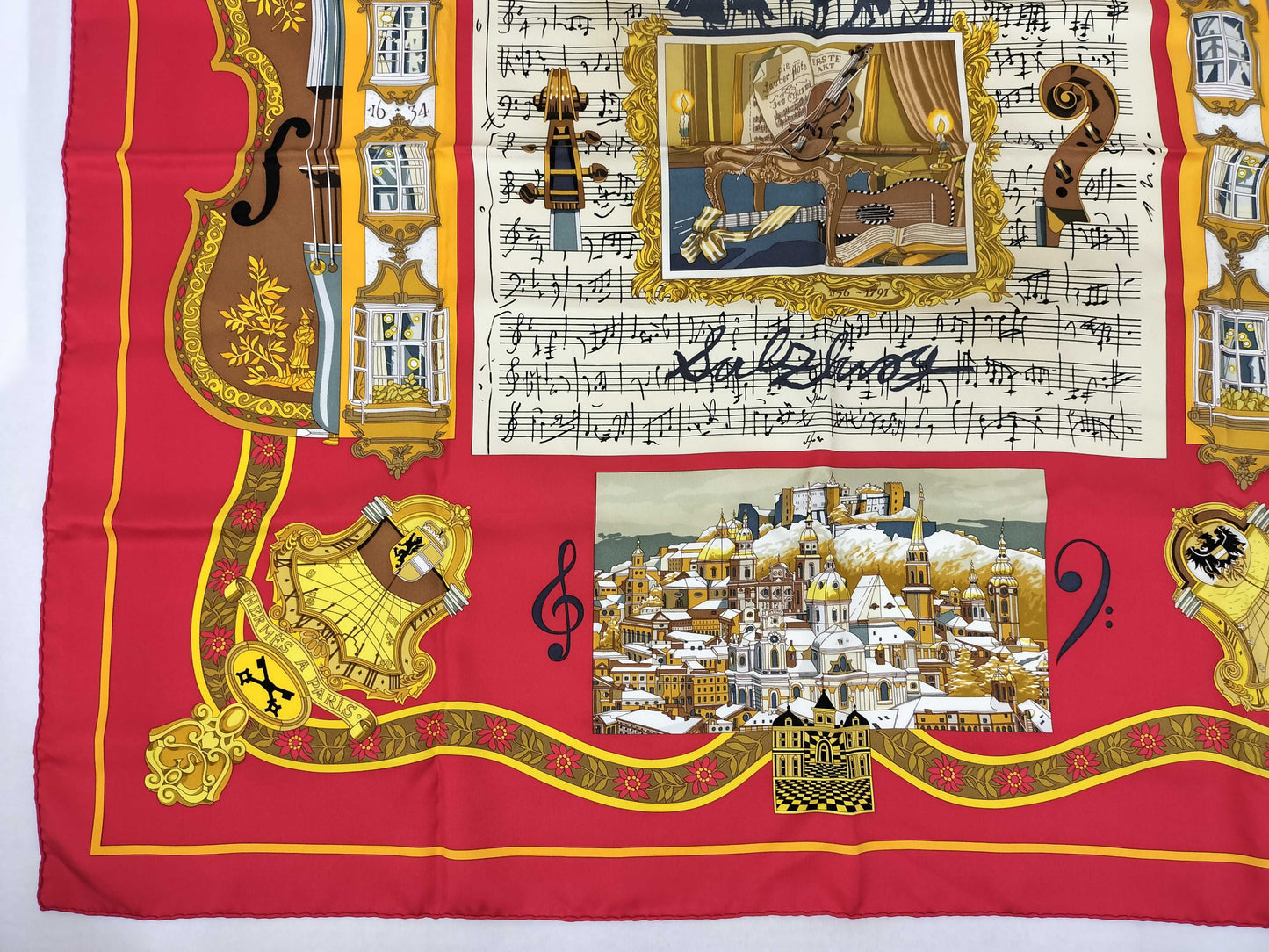 HERMES Carre 90 Salzburg Scarf