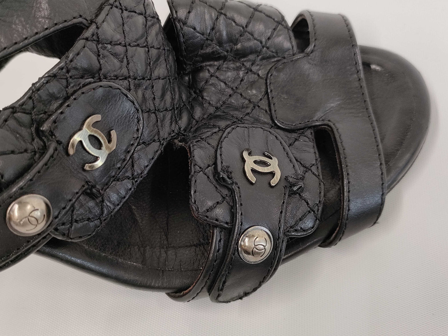 CHANEL Chanel heeled sandals size 36 sandals