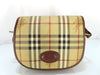 Burberrys PVC Leather Nova Check Shoulder Bag