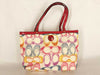 COACH COACH handbag pink floral print handbag