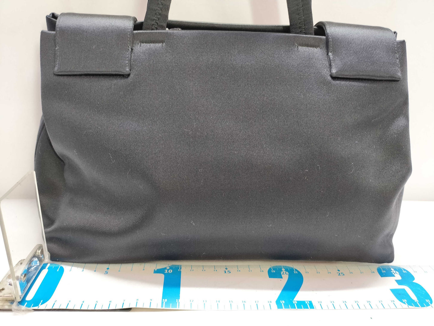 PRADA Nylon Prada Handbag Satin Triangle Logo Handbag
