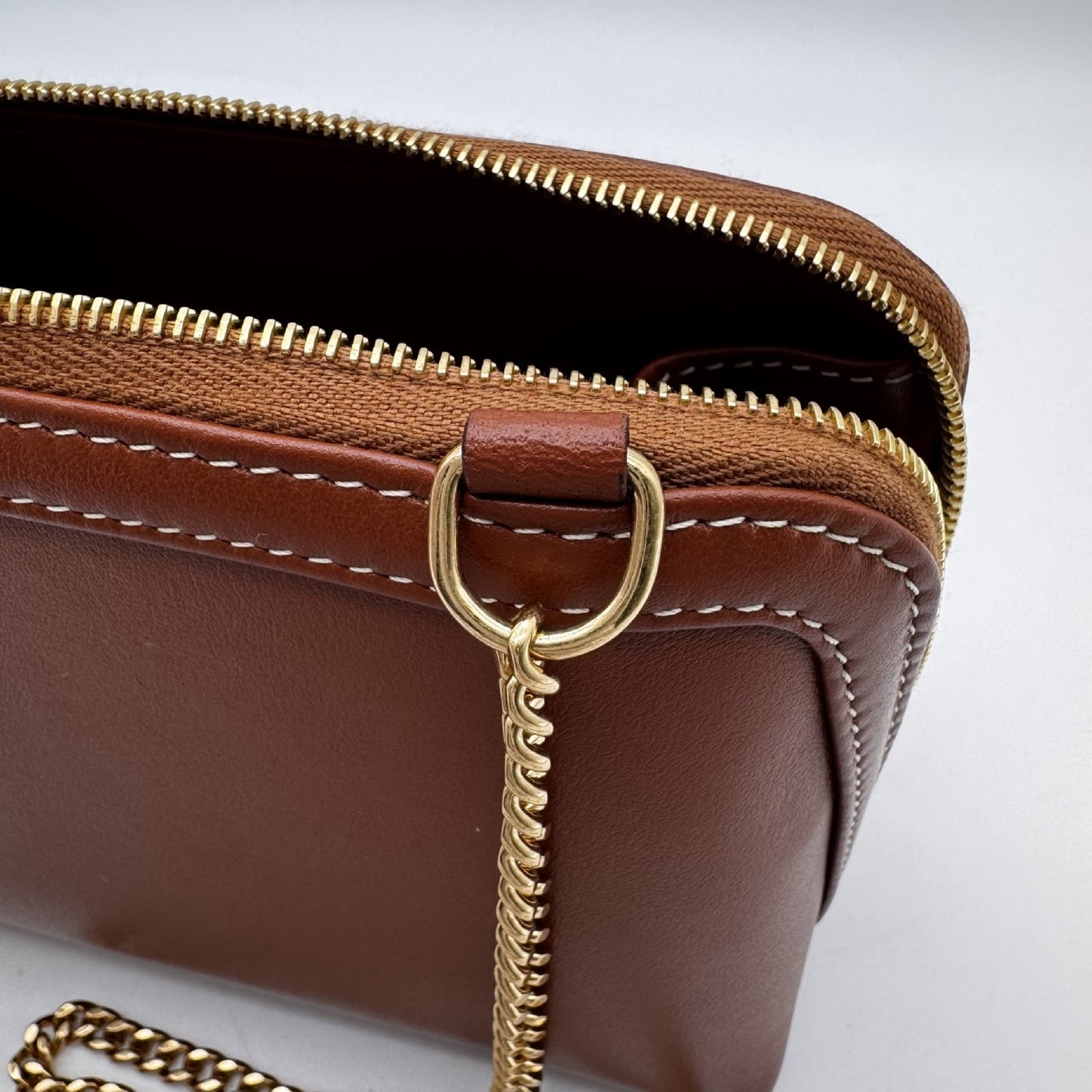 CELINE Clutch Cuir Triomphe Shoulder Bag Model Number: 10E383DR804LU Box, Dust Bag, and Shopper Included