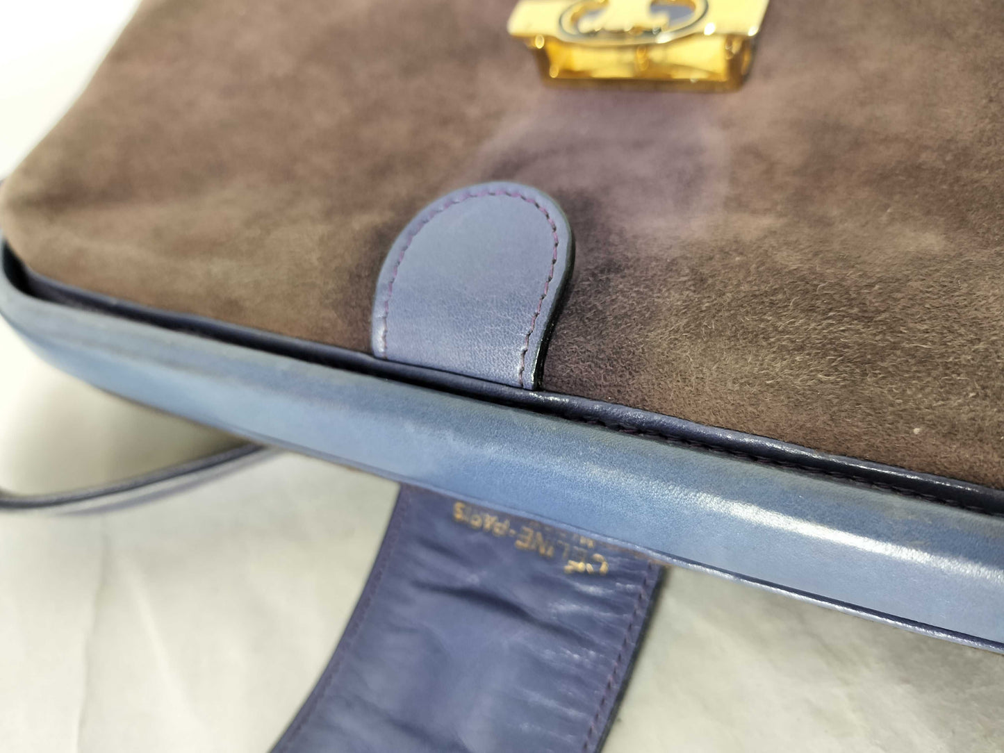 CELINE CELINE Suede Triomphe Shoulder Bag Shoulder Bag