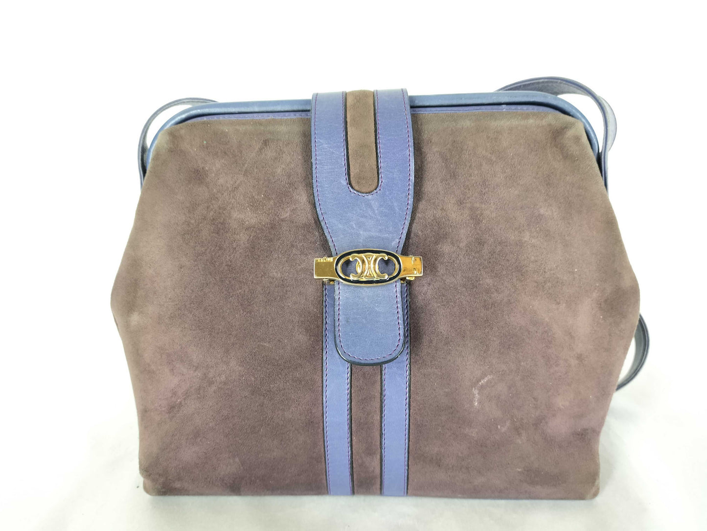 CELINE CELINE Suede Triomphe Shoulder Bag Shoulder Bag