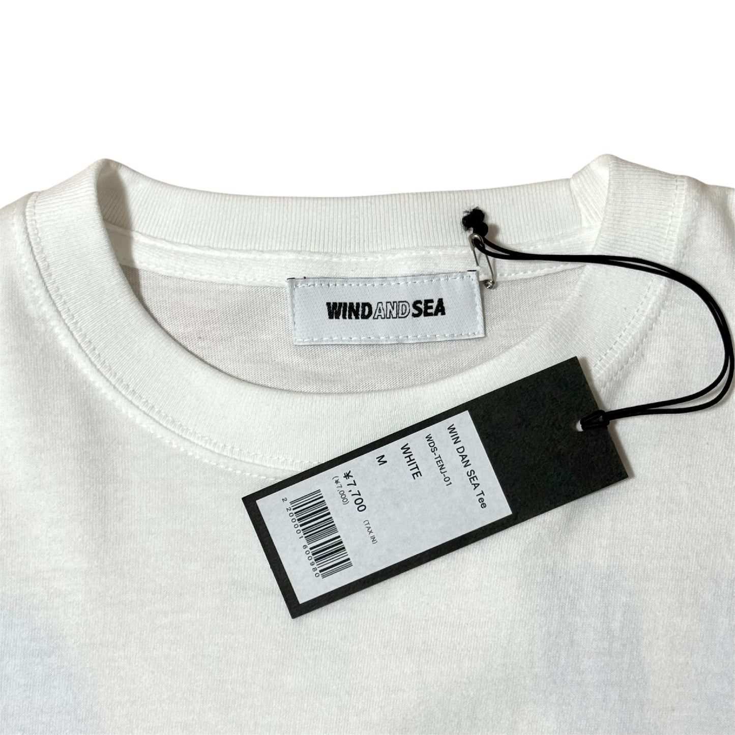 Unused 22SS Kitashinagawa Onsen Tenjinyu x WIND AND SEA Back Logo T-Shirt, Size M, Shoulder 50cm x Sleeve 22cm x Width 55cm x Length 70cm
