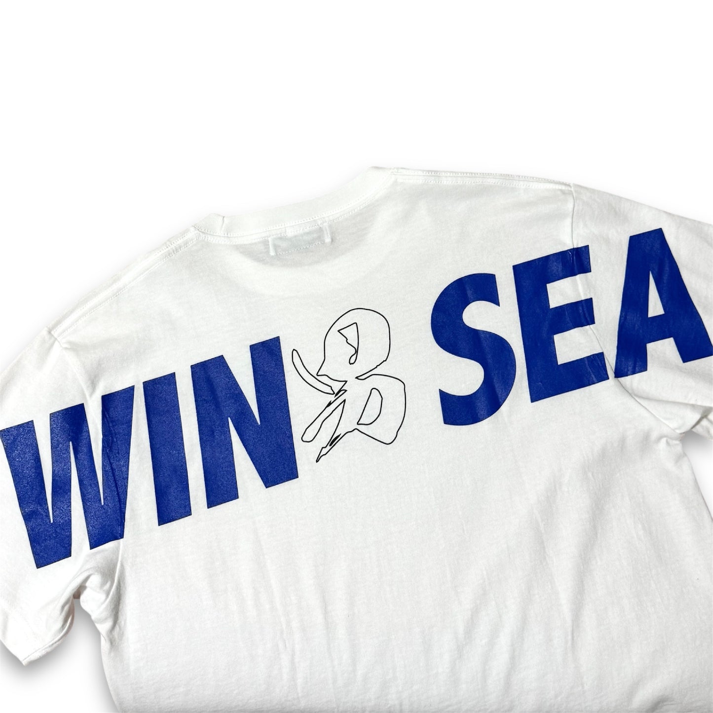 Unused 22SS Kitashinagawa Onsen Tenjinyu x WIND AND SEA Back Logo T-Shirt, Size M, Shoulder 50cm x Sleeve 22cm x Width 55cm x Length 70cm