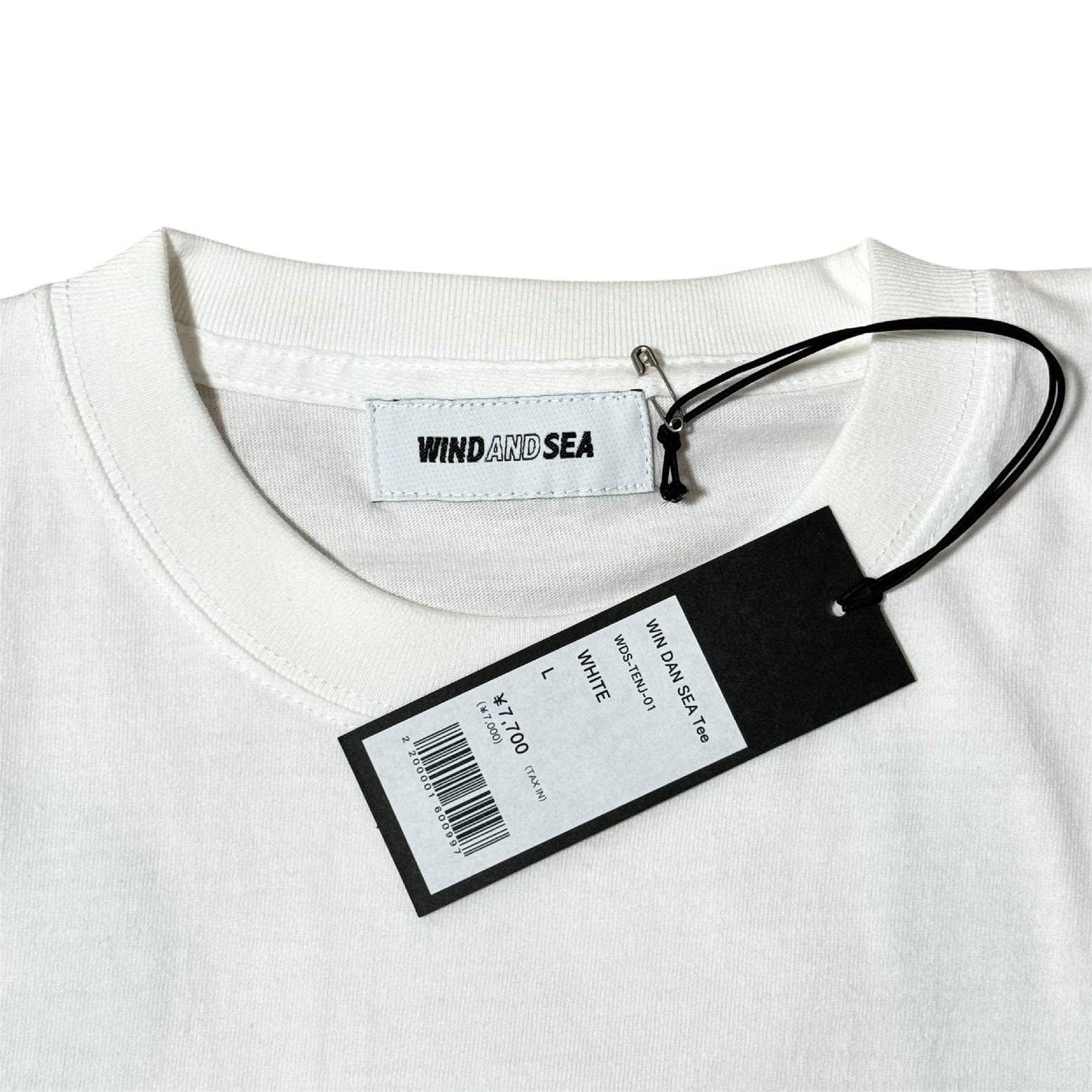 Unused 22SS Kitashinagawa Onsen Tenjinyu x WIND AND SEA TENJINYU Wind and Sea Back Logo T-Shirt L Shoulder 53cm x Sleeve 23cm x Width 57cm x Length 73cm T-Shirt
