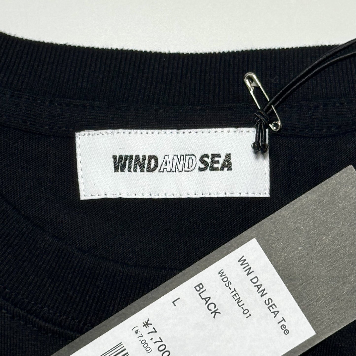 Unused 22SS Kitashinagawa Onsen Tenjinyu x WIND AND SEA collaboration Wind and Sea back logo T-shirt L Shoulder 53cm x Sleeve 23cm x Width 57cm x Length 73cm T-shirt