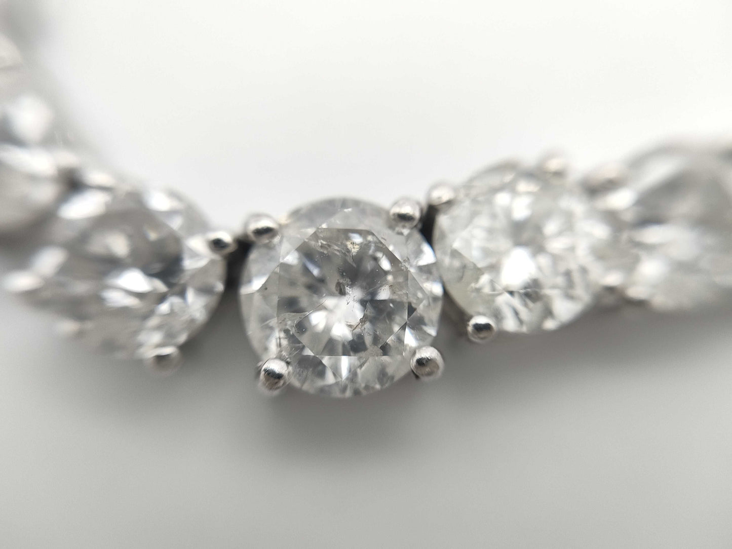 D15.12ct Pt900/K18WG 24.9g Necklace