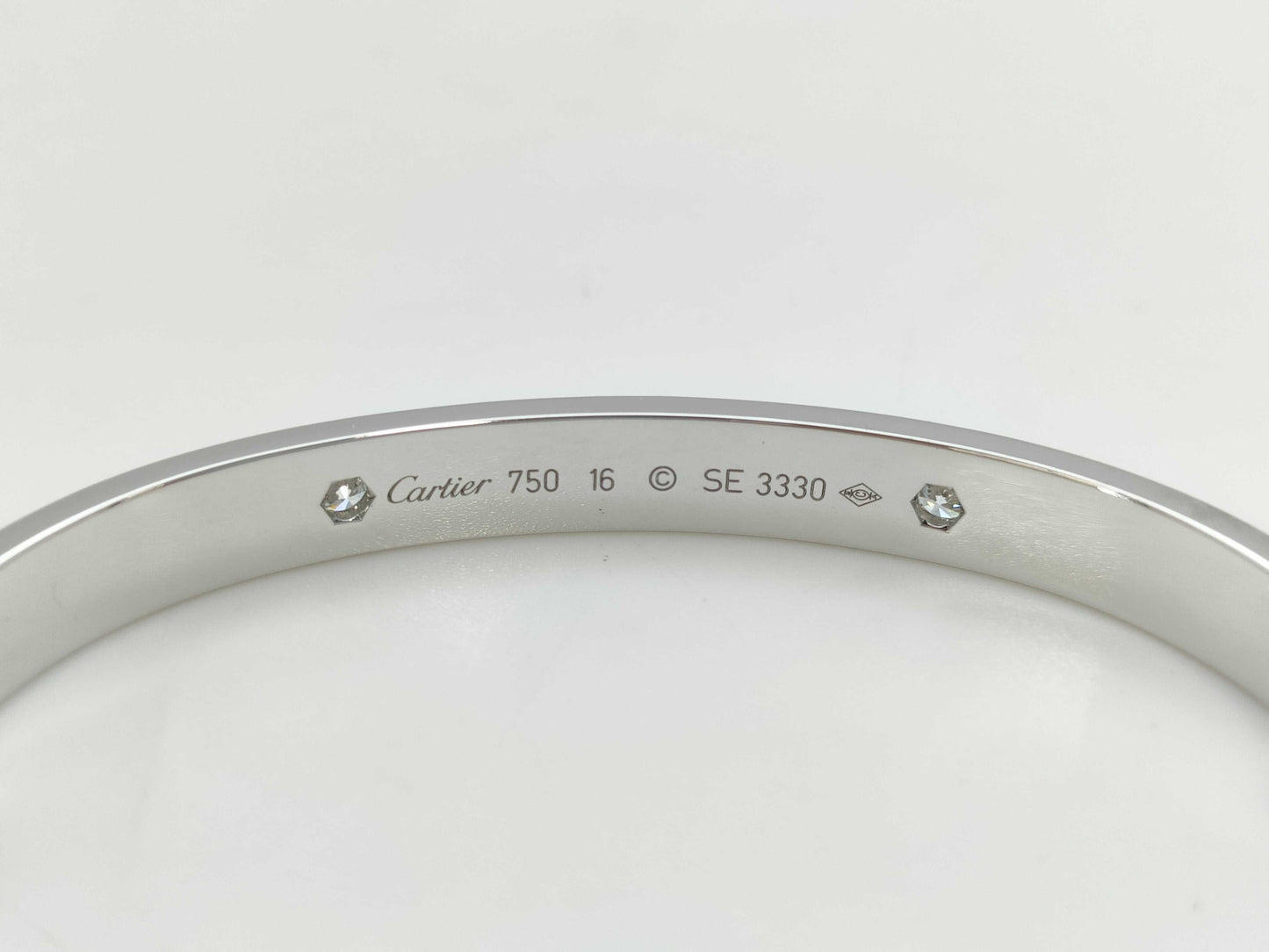 Cartier New Love Bracelet #16 4PD 750 31.1g Bracelet/Bangle