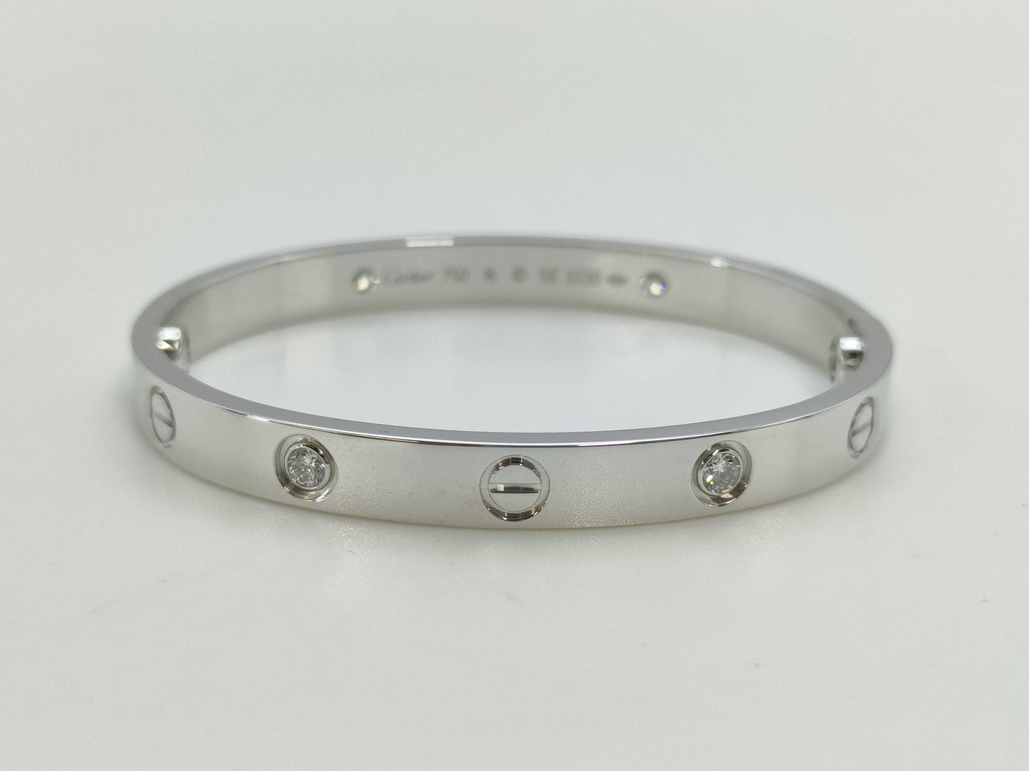 Cartier New Love Bracelet #16 4PD 750 31.1g Bracelet/Bangle