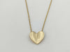 Van Cleef & Arpels Frivole Heart Necklace in Yellow Gold 750, 5.7g