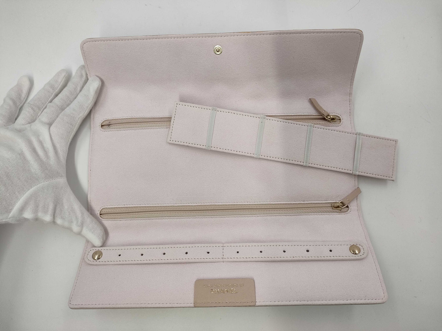 CHANEL Matelasse 2.55 Jewelry Case Lambskin Shoulder Bag