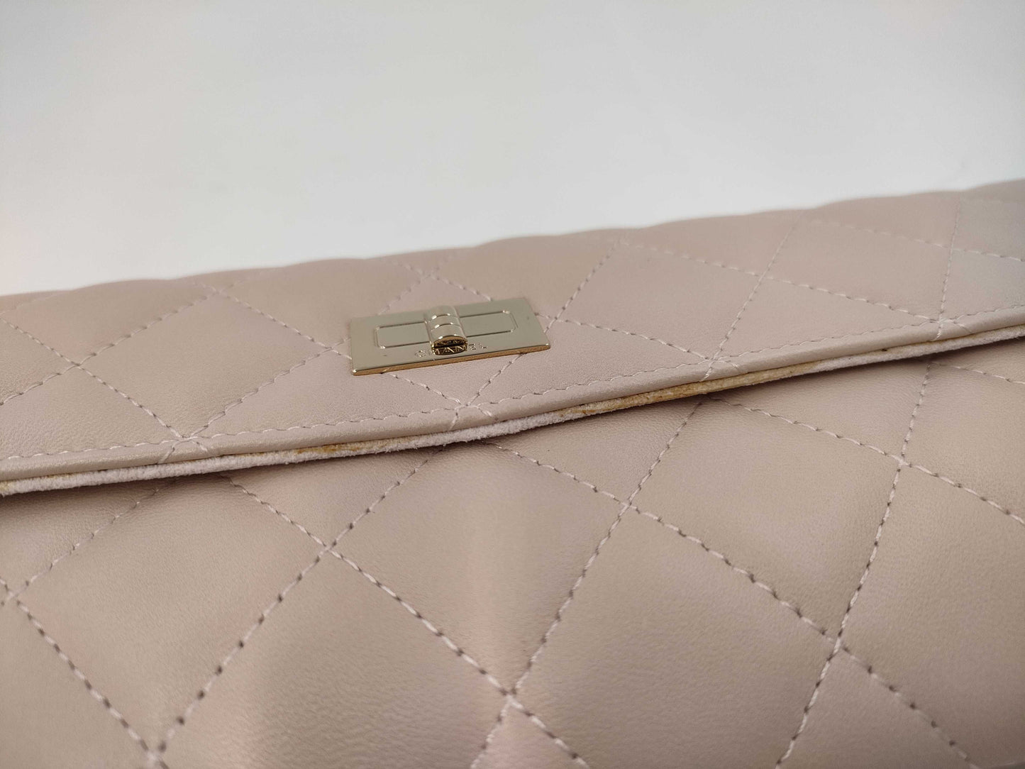 CHANEL Matelasse 2.55 Jewelry Case Lambskin Shoulder Bag