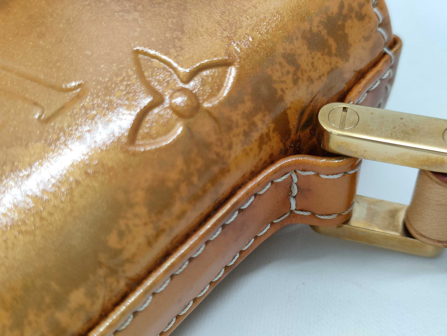 LOUIS VUITTON Vernis Spring Street M91029 Handbag