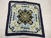 HERMES Carré 90 Scarf, Navy, Golden Horse Scarf