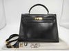 HERMES Kelly 32〇T Black Handbag