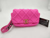 CHANEL Pink Jersey Waist Pouch