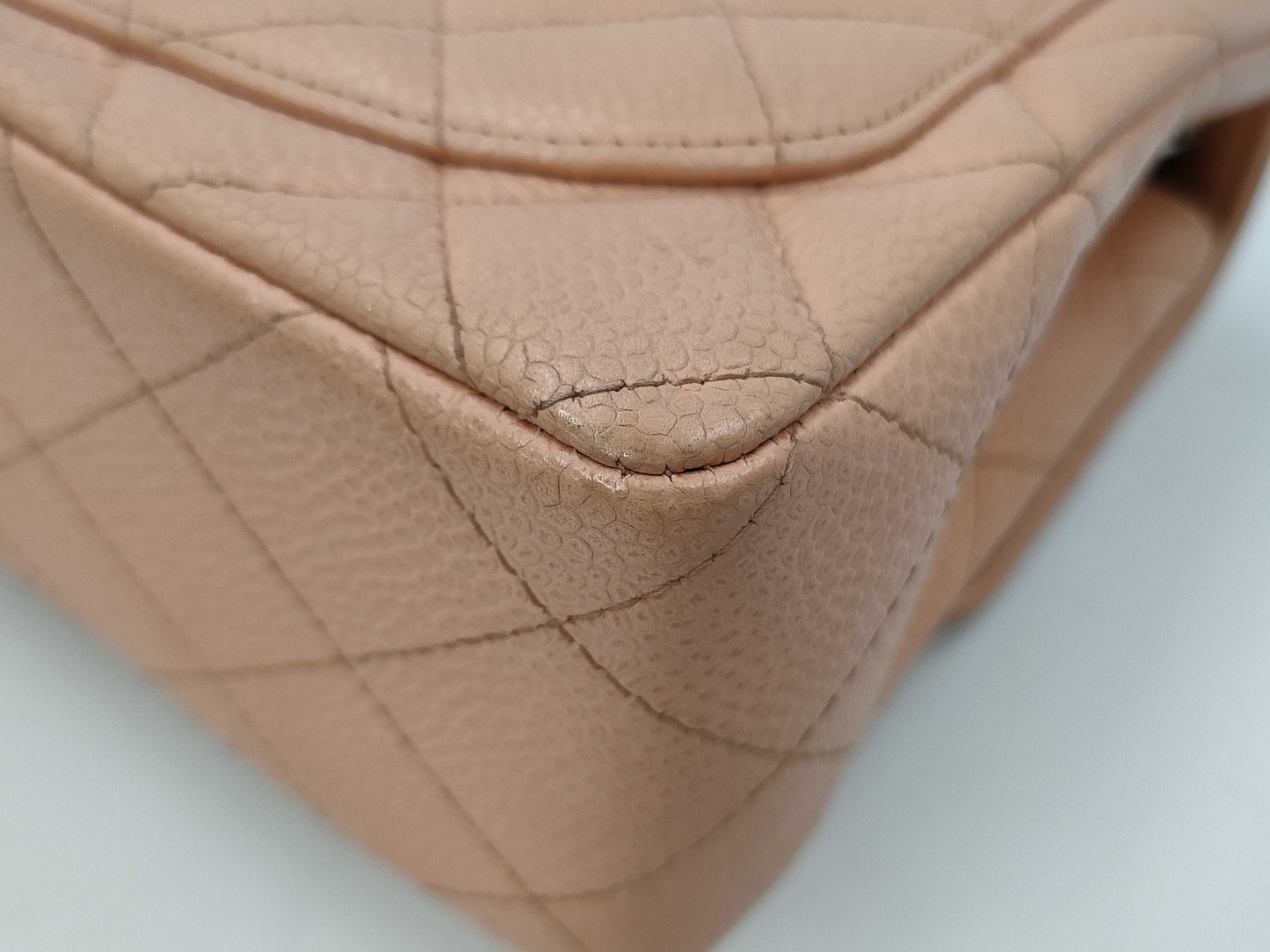 CHANEL Matelasse Chain Shoulder Bag Caviar Skin Shoulder Bag