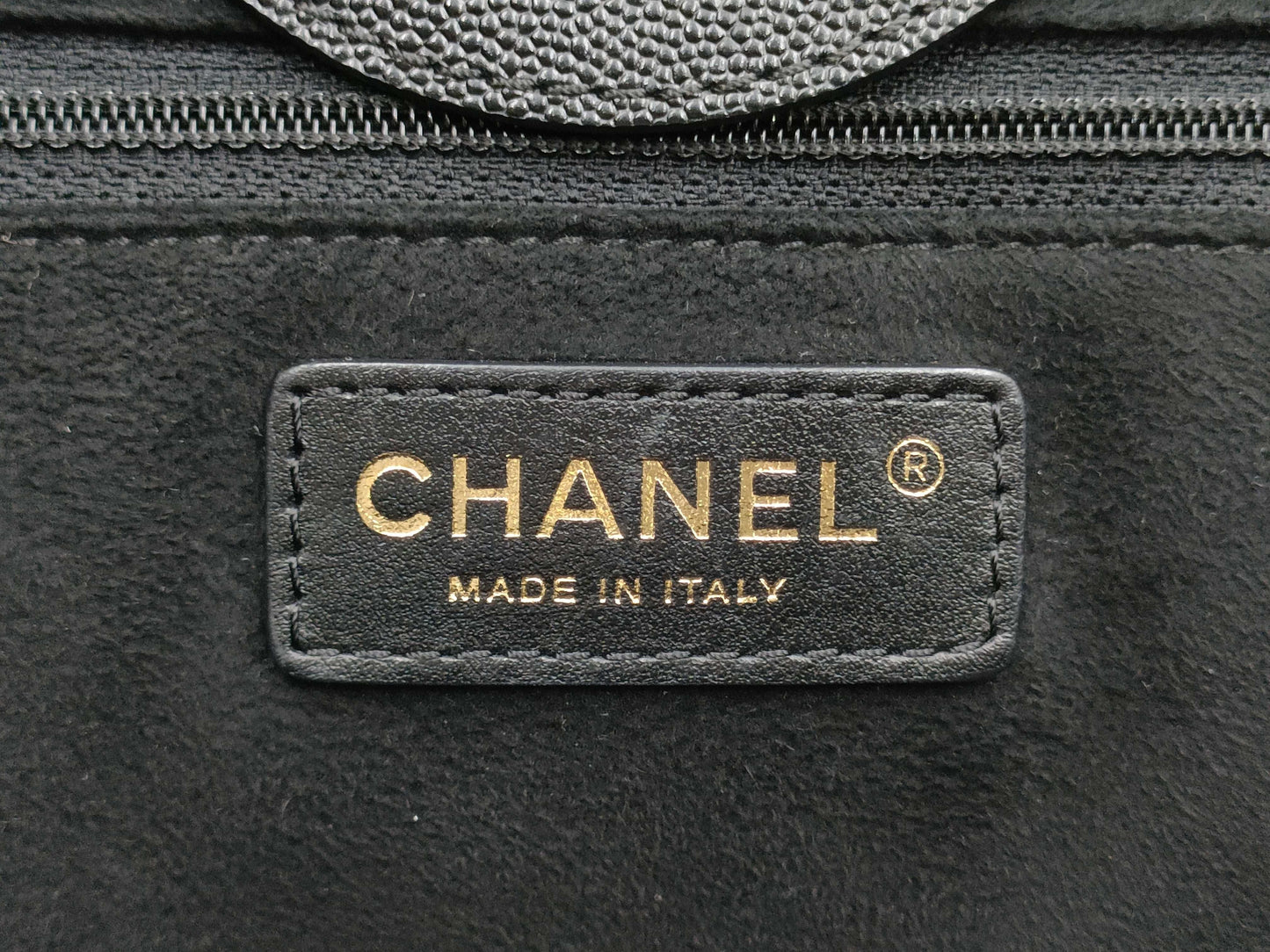 CHANEL Deauville Chain Shoulder Bag Caviar Skin Shoulder Bag