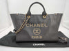 CHANEL Deauville Chain Shoulder Bag Caviar Skin Shoulder Bag