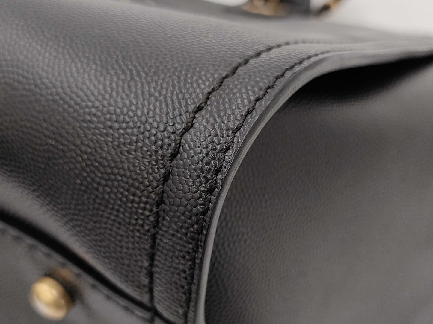 CHANEL Deauville Chain Shoulder Bag Caviar Skin Shoulder Bag