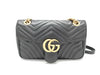GUCCI GG Marmont Shoulder Bag 443497 Black