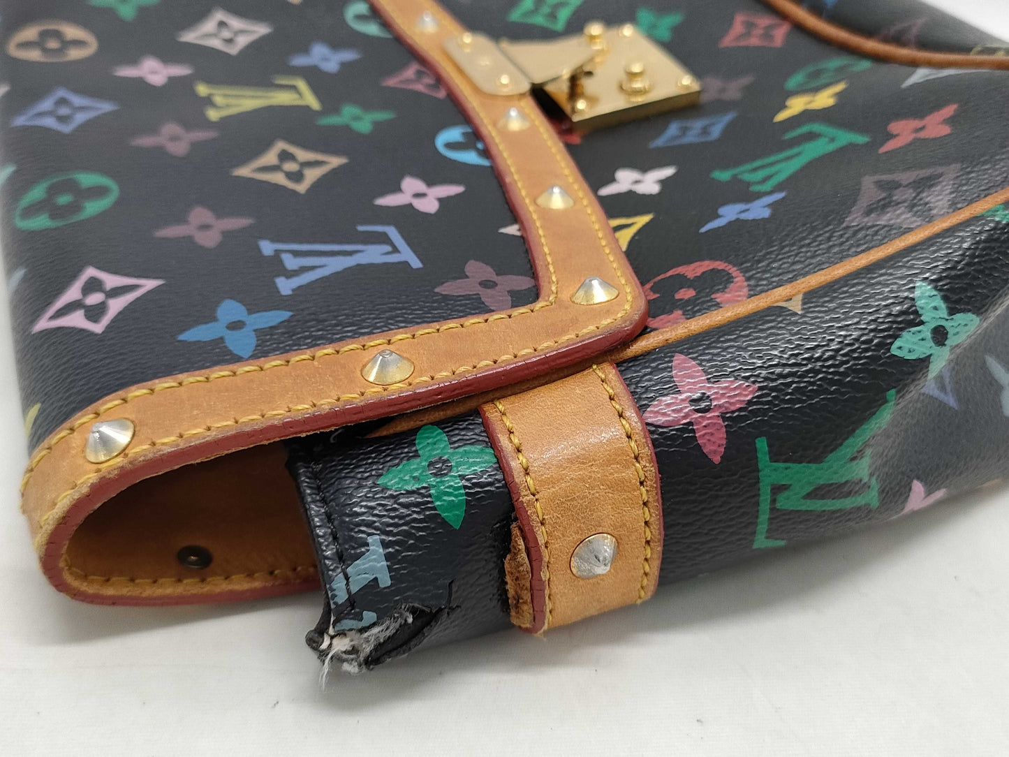 LOUIS VUITTON Multicolor Saumur Bag