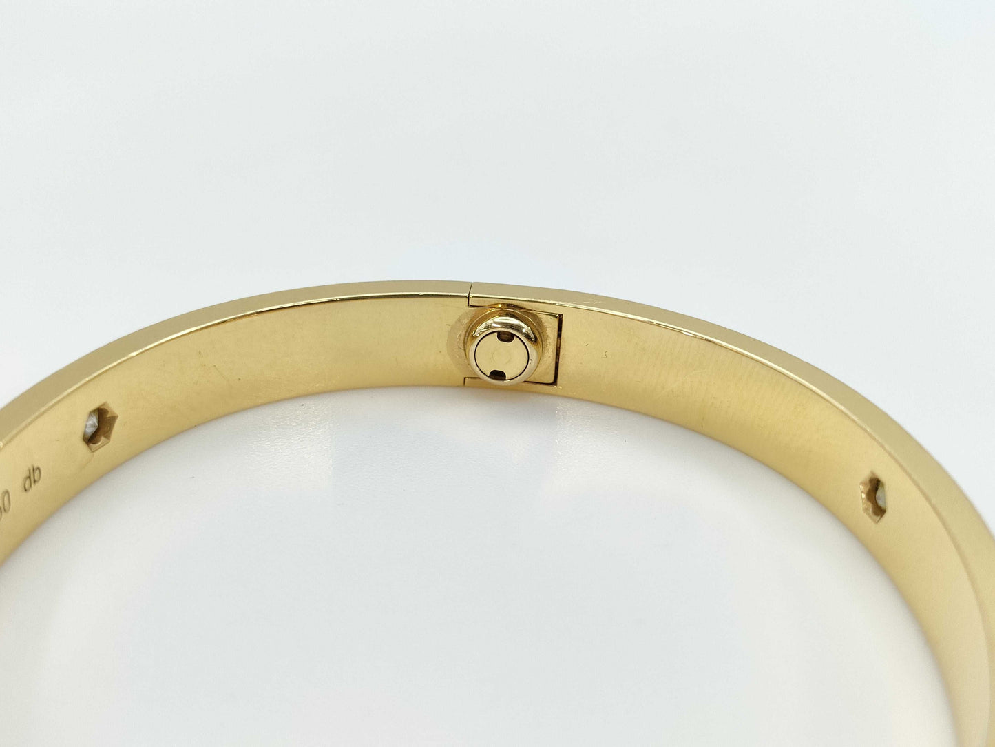Cartier New Love Bracelet #16 4PD YG Au750 30.4g Bracelet/Bangle
