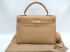 HERMES Kelly 32 Couchvel Natural Y〇 Stamp Accessories: Shoulder strap, padlock, clochette, dust bag Handbag