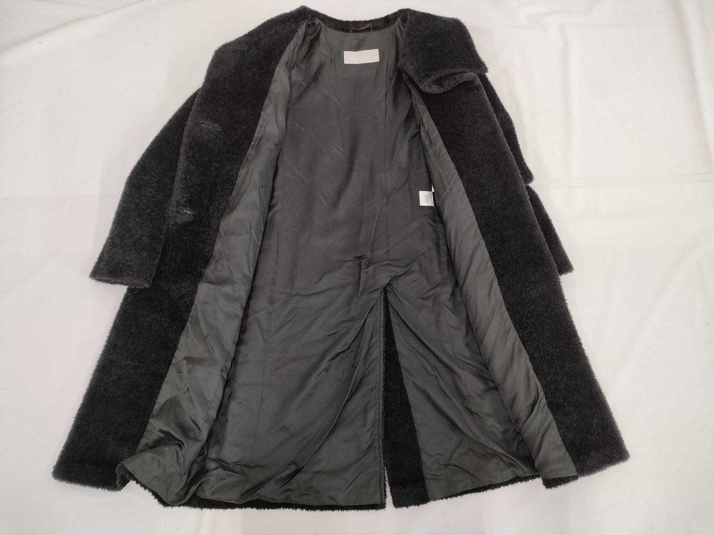 MaxMara OTS Alpaca Virgin Wool Teddy Coat, Size 40