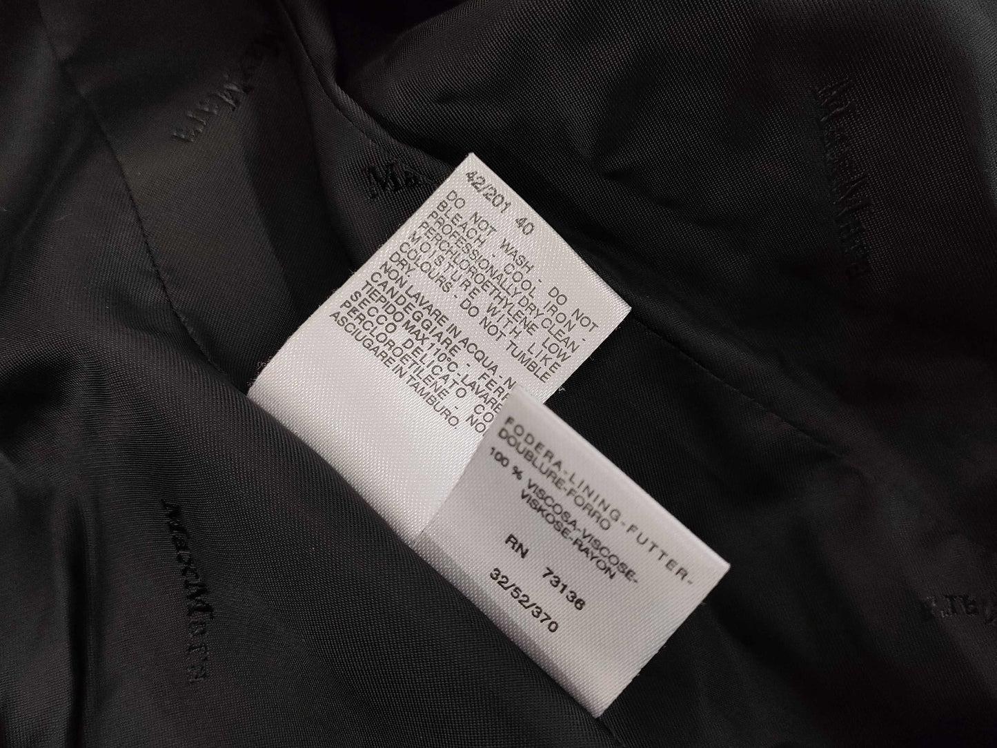 MaxMara OTS Alpaca Virgin Wool Teddy Coat, Size 40