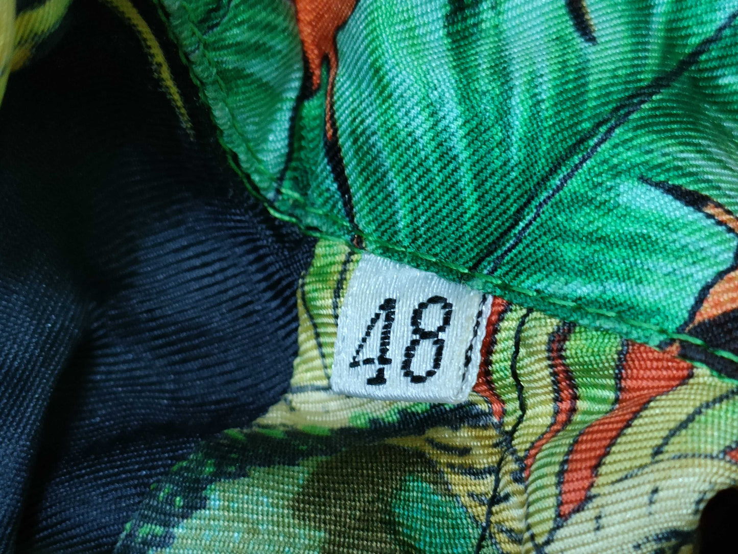 VERSACE Vintage Tarzan Jungle Print Silk Shirt