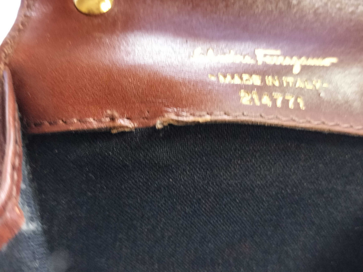 Salvatore Ferragamo Gancini Chain Shoulder Bag