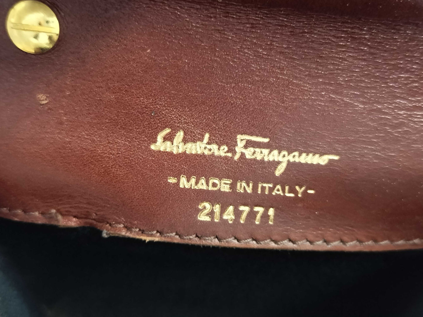 Salvatore Ferragamo Gancini Chain Shoulder Bag