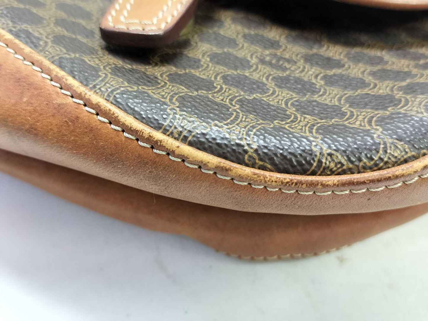 CELINE Macadam Shoulder Bag