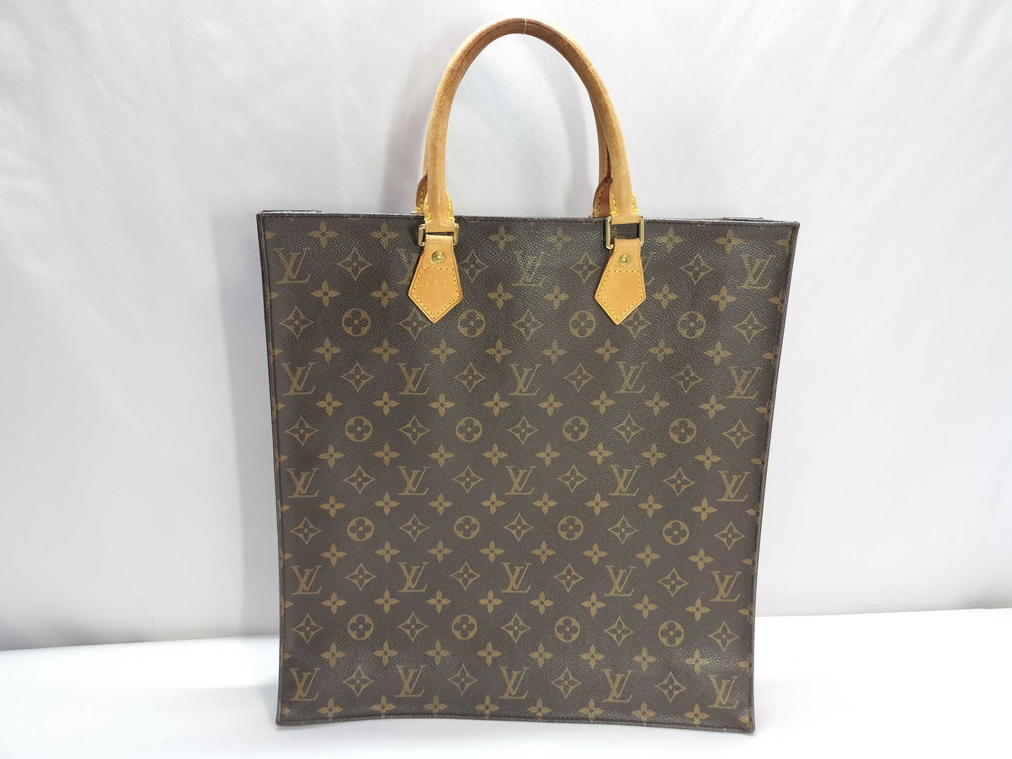 LOUIS VUITTON Monogram Louis Vuitton Monogram Sac Plat Tote Bag