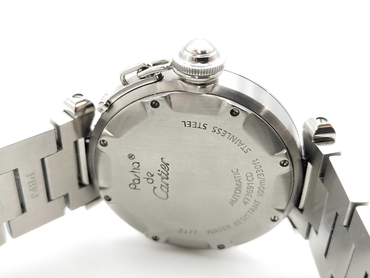 Cartier Pasha 2377 473691CD Automatic Boys' Watch