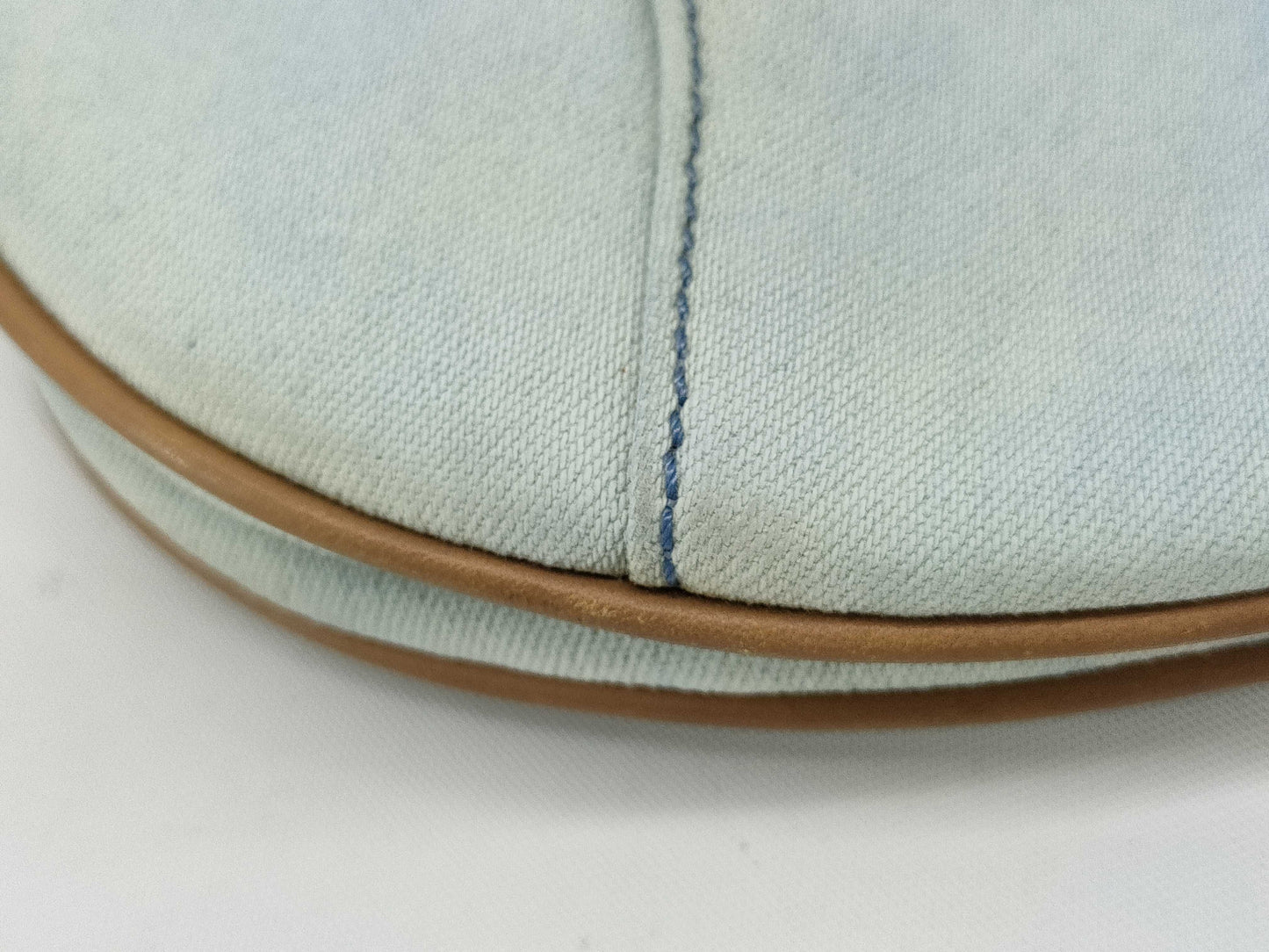 Dior DIOR Christian Dior Saddle Bag Handbag Denim x Leather Shoulder Bag