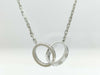 Cartier Baby Love Diamond Necklace in WG 750, 6.8g